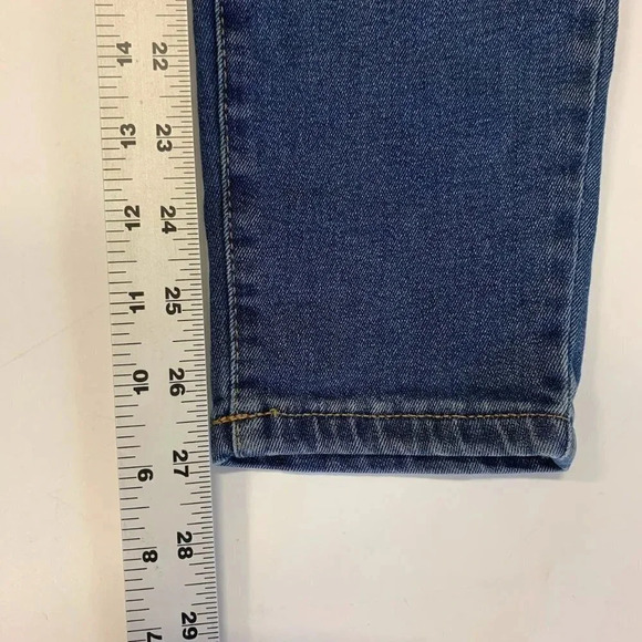 Everlane Women's Classic 5 Pocket Mid Rise Cotton Stretch Tapered Jeans Size 27 - Picture 14 of 14